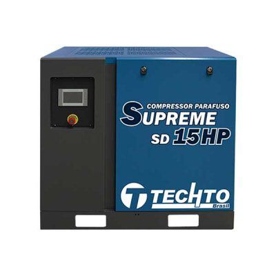 Compressor de Parafuso 15hp 10bar - Techto Supreme SD 15HP