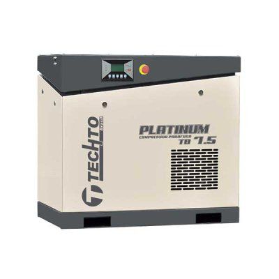 Compressor de Parafuso 7.5hp 10bar - Techto Platinum TB 7.5