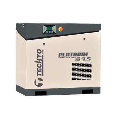 Compressor de Parafuso 7.5hp 12bar - Techto Platinum TB 7.5